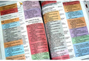 RVR 1960 Biblia de Estudio Arco Iris, multicolor, tapa dura