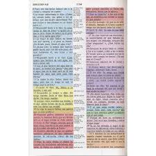 Biblia de Estudio Arco Iris RVR60 multicolor tapa dura con indice