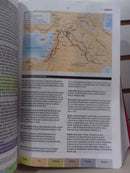 Biblia De Estudio Arco Iris  NTV - Frambuesa