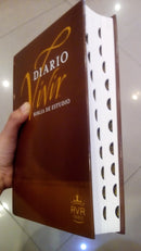 Biblia de estudio Diario vivir RVR60 Tapa dura con índice