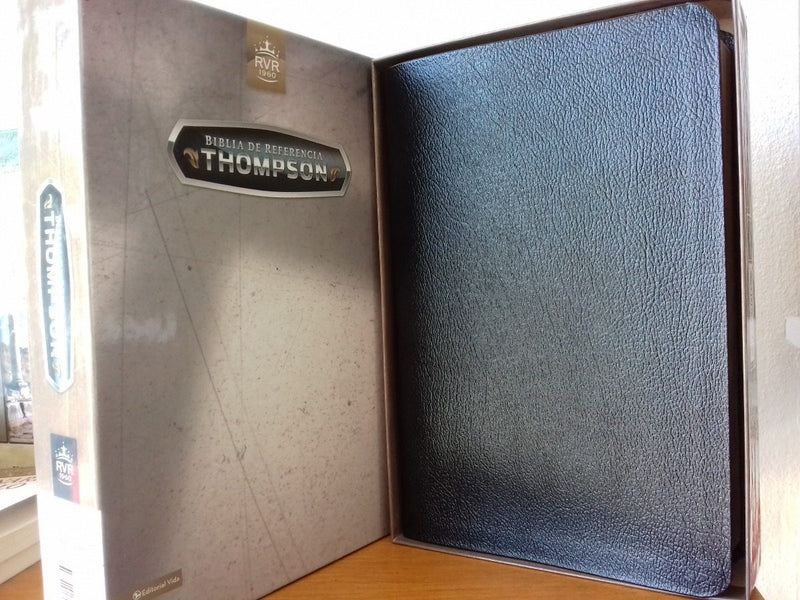 Biblia Thompson 
Piel Especial RVR Negra