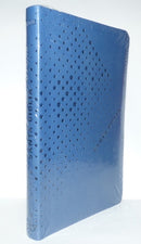 Santa Biblia NTV, Edición ágape, Noche (SentiPiel, Azul)