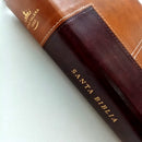 Biblia Letra Gigante Tamaño Manual con referencias-Caoba/marrón RVR1960