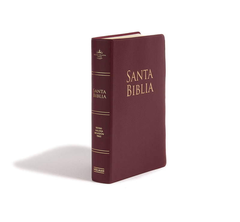 RVR 1960 Biblia letra grande tamaño manual, Borgoña vinilo