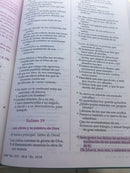Biblia de la mujer conforme al corazón de Dios: Duotono Aqua