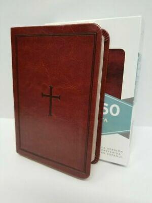 Santa Biblia Compacta. Reina Valera 1960 Con Concordancia Imitacion Piel Cafe